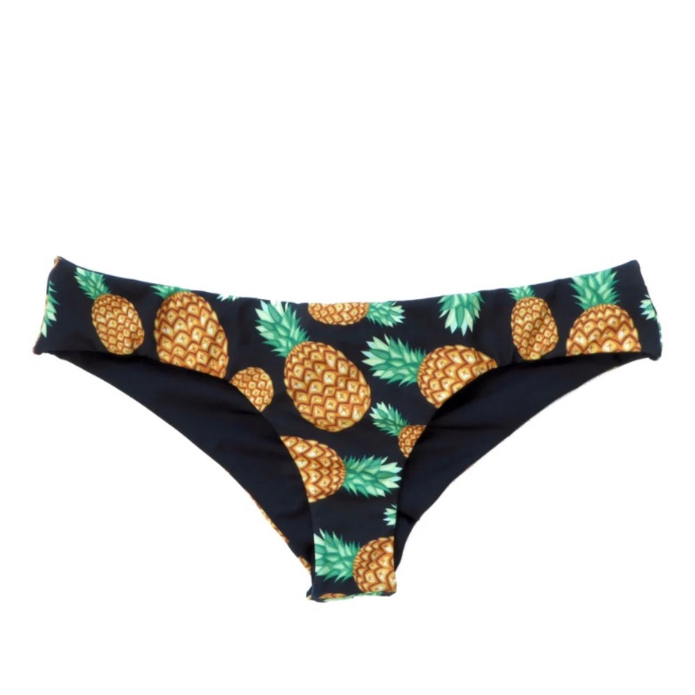 EUC🍍REVERSIBLE Pineapple Mermaid Cheeky Bikini Bottoms *Custom Made in Hawaii